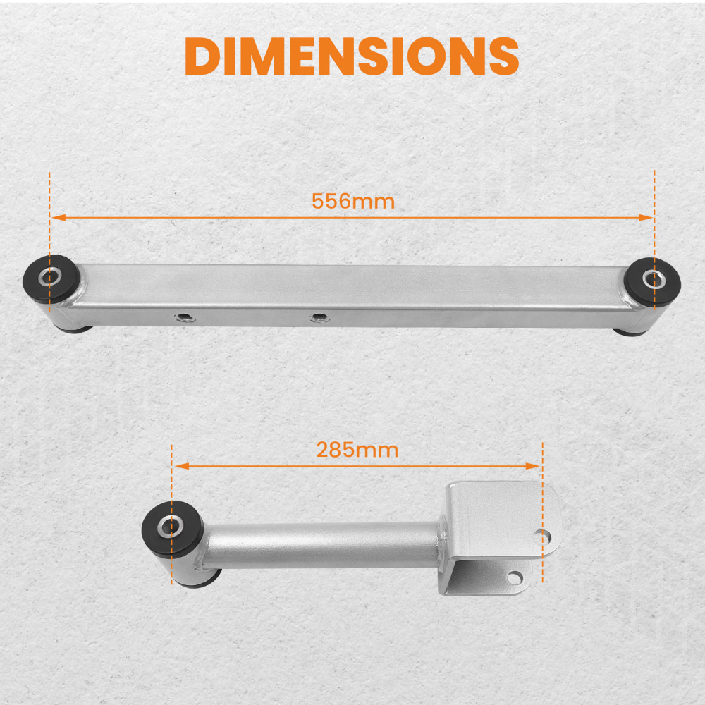 4x Left Right Rear LowerUpper Control Arm compatible for Chevrolet Caprice 1978 - 1996