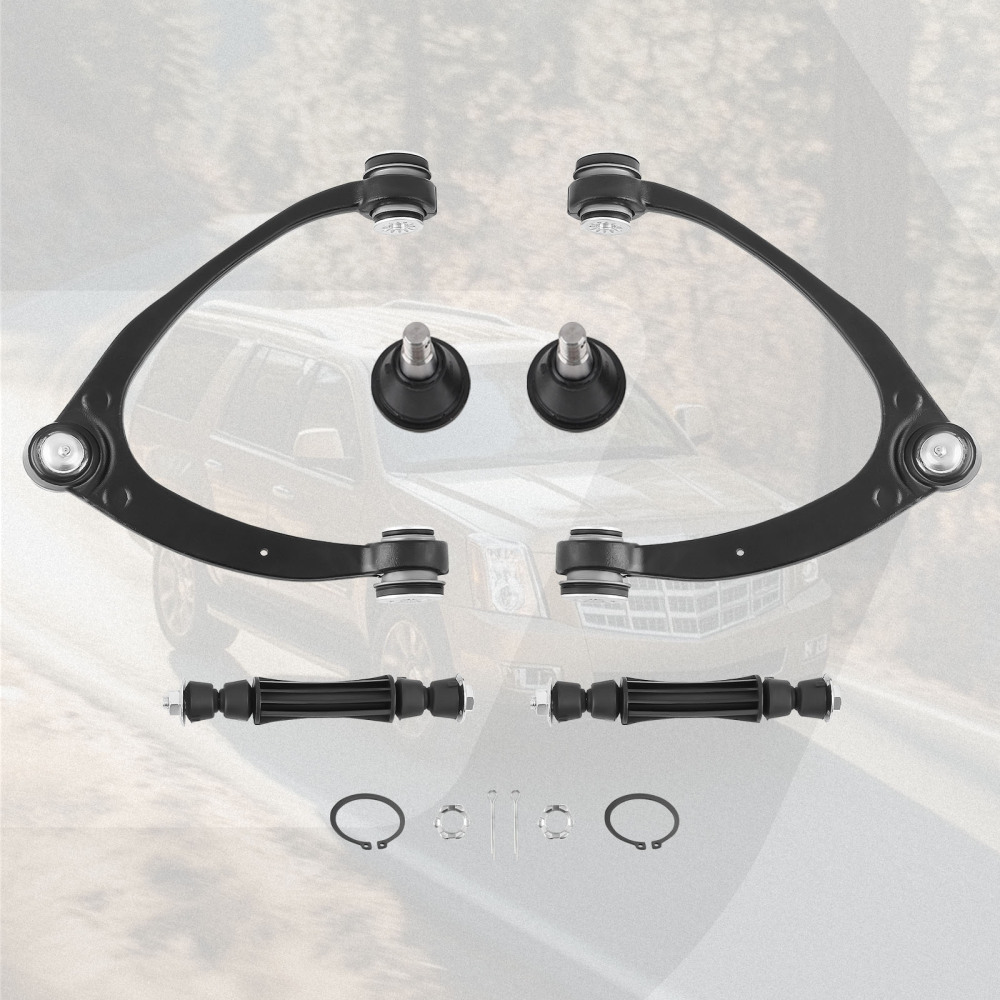 Front Upper Control Arm Ball Joint Sway Bar compatible for Chevy Silverado GMC Sierra 1500