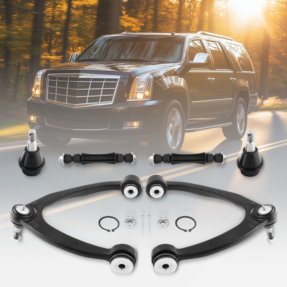 Front Upper Control Arm Ball Joint Sway Bar compatible for Chevy Silverado GMC Sierra 1500