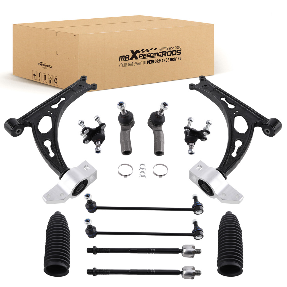 Bras de suspension jeu Essieu Avant compatible pour VW Golf 5 Touran Eos compatible pour Audi A3 compatible pour Seat Skoda