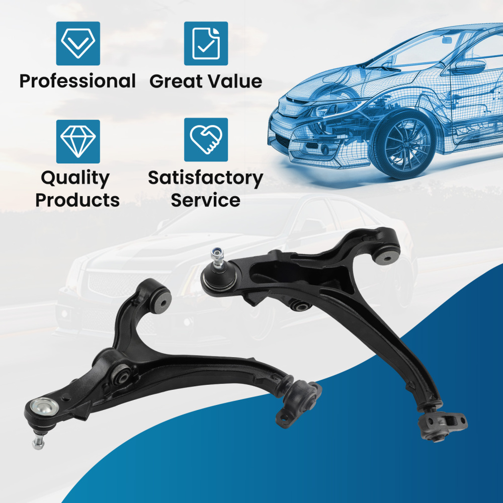 Front Lower Control Arms w/ Ball Joint compatible for Jeep Commander Grand Cherokee 05-2010