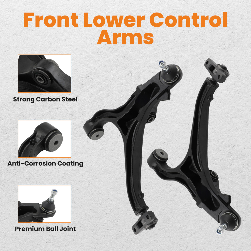Front Lower Control Arms w/ Ball Joint compatible for Jeep Commander Grand Cherokee 05-2010
