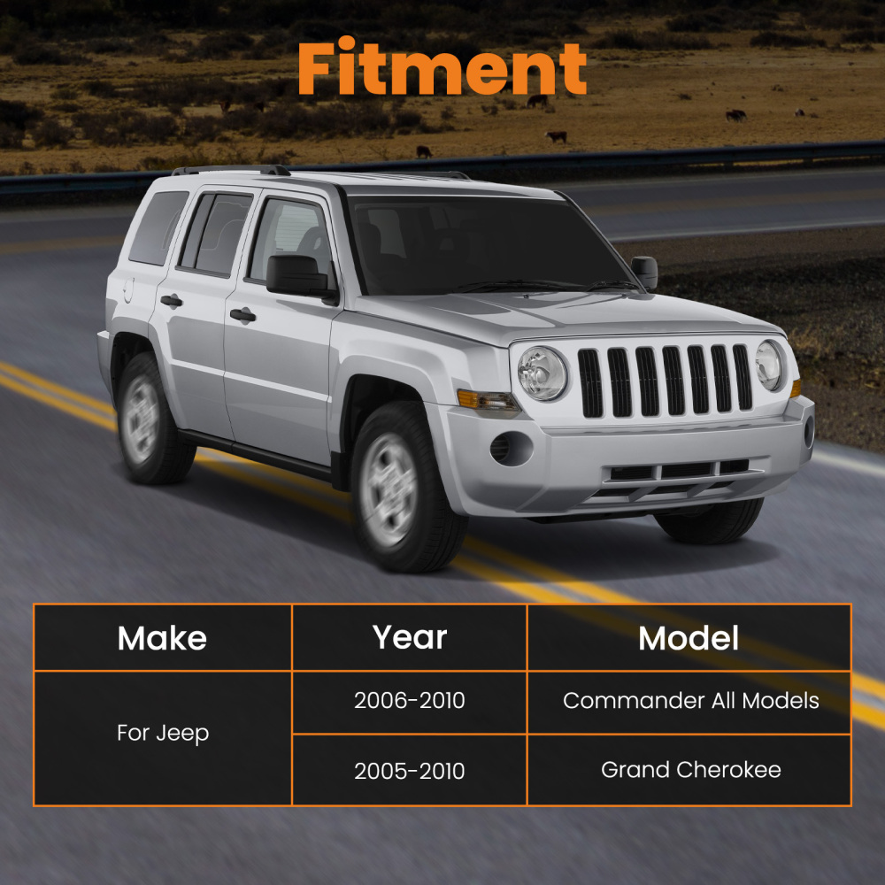 Front Lower Control Arms w/ Ball Joint compatible for Jeep Commander Grand Cherokee 05-2010