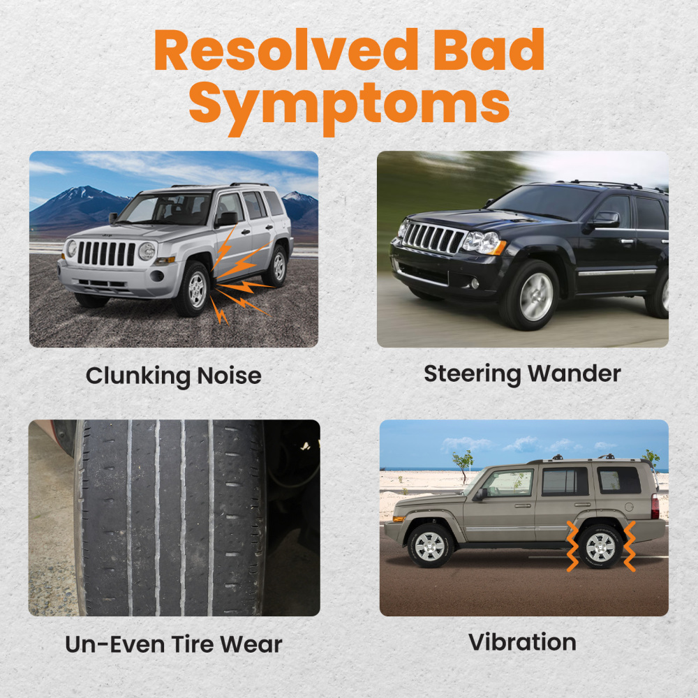 Front Lower Control Arms w/ Ball Joint compatible for Jeep Commander Grand Cherokee 05-2010