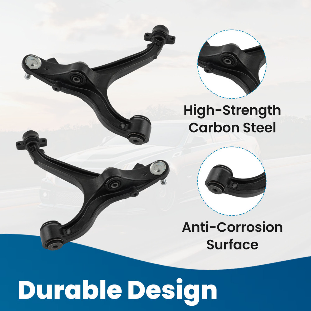 Front Lower Control Arms w/ Ball Joint compatible for Jeep Commander Grand Cherokee 05-2010