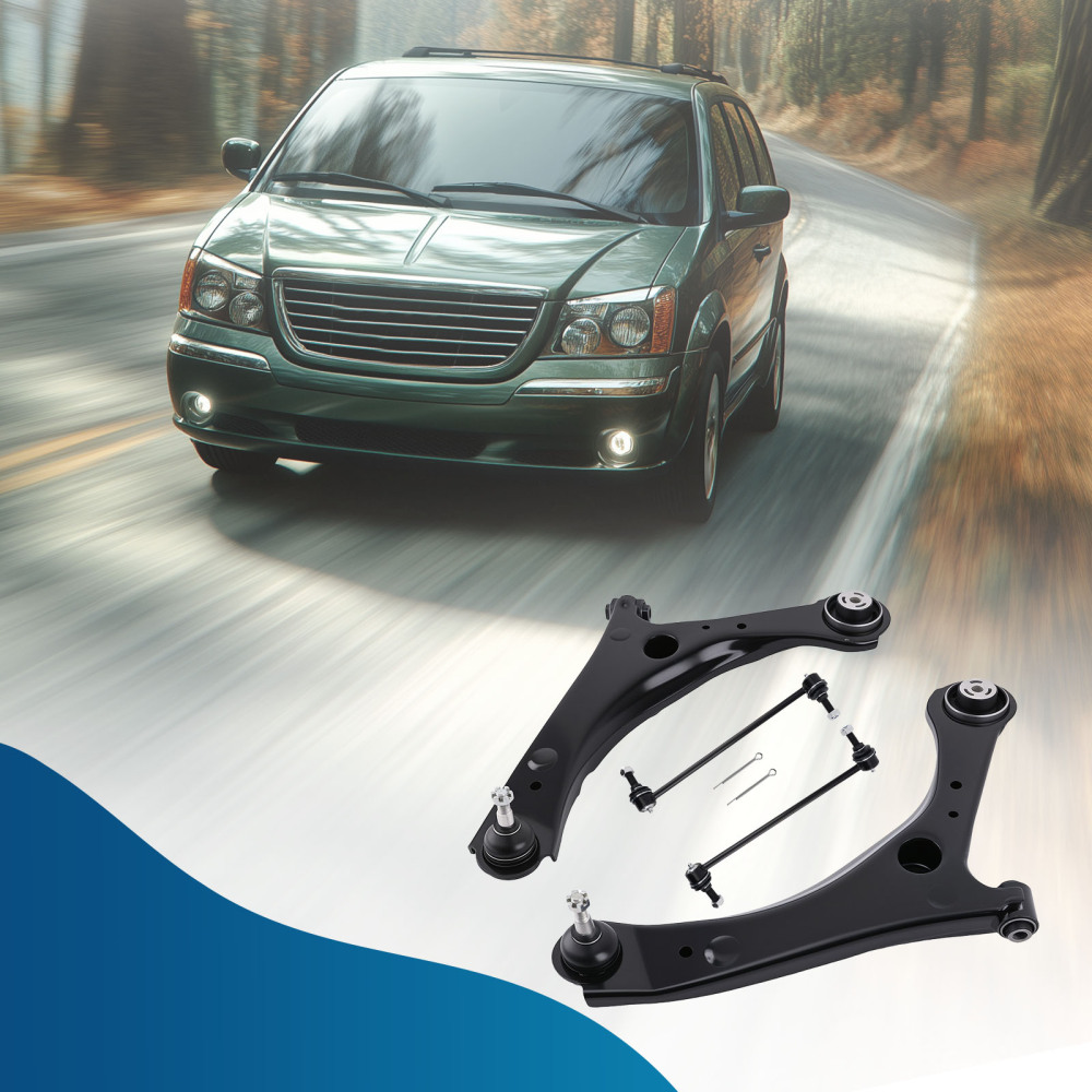 Front Lower Control Arm + Ball Joint + Sway Bar for Grand Caravan TownCountry