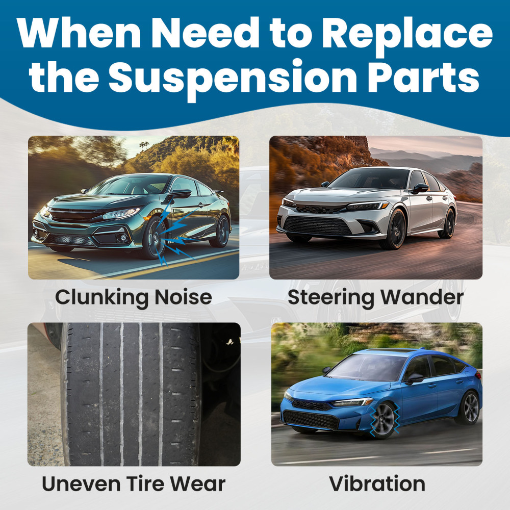 Front Lower Control Arm + Ball Joint + Sway Bar for Grand Caravan TownCountry