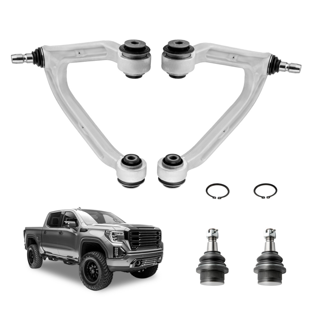 4 PIEZAS DELANTERO BRAZOS DE CONTROL SUSPENSIÓN KIT compatible para HUMMER H3 H3T 2005-2010