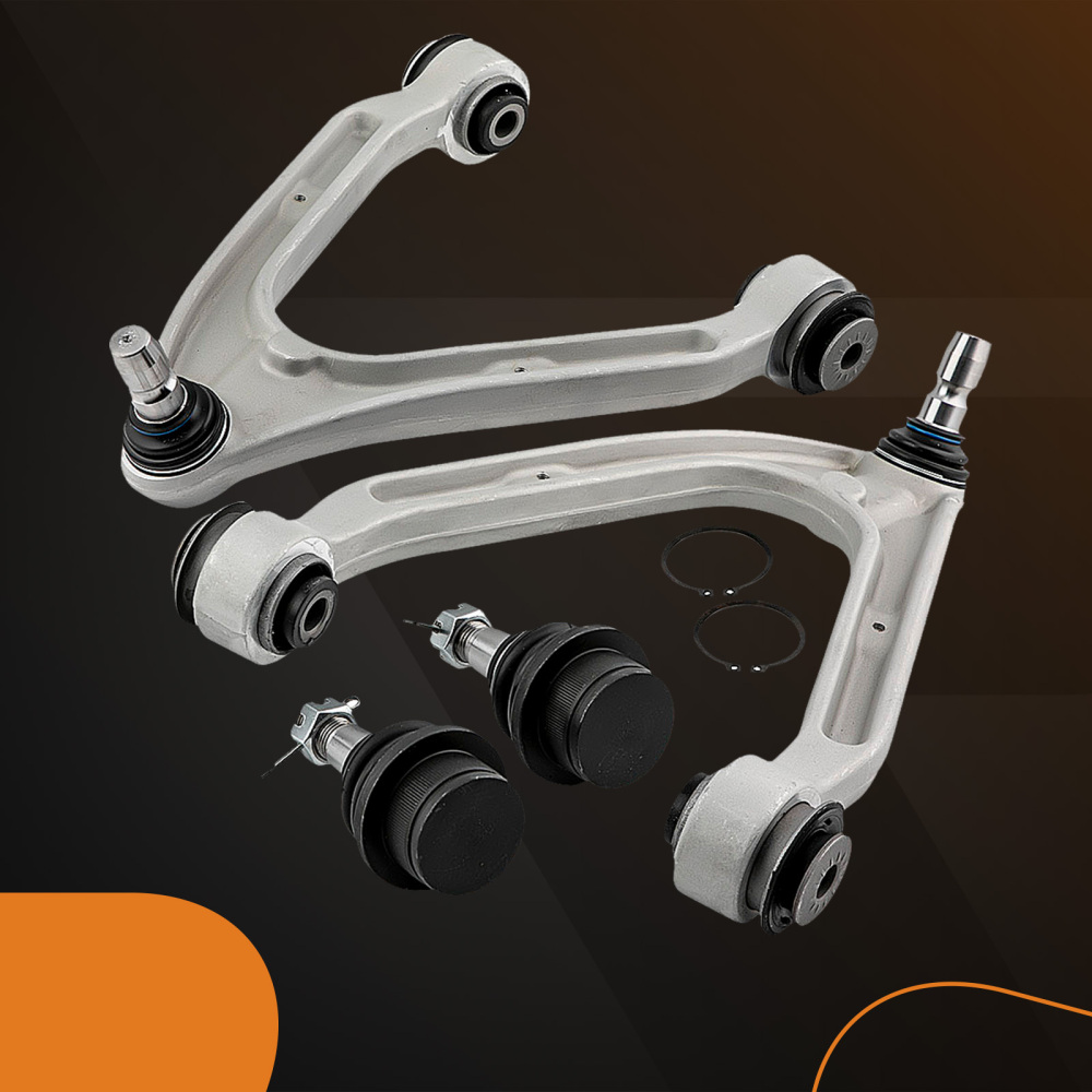 4 PIEZAS DELANTERO BRAZOS DE CONTROL SUSPENSIÓN KIT compatible para HUMMER H3 H3T 2005-2010