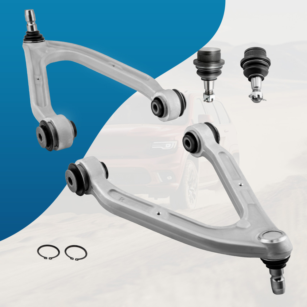 4 PIEZAS DELANTERO BRAZOS DE CONTROL SUSPENSIÓN KIT compatible para HUMMER H3 H3T 2005-2010