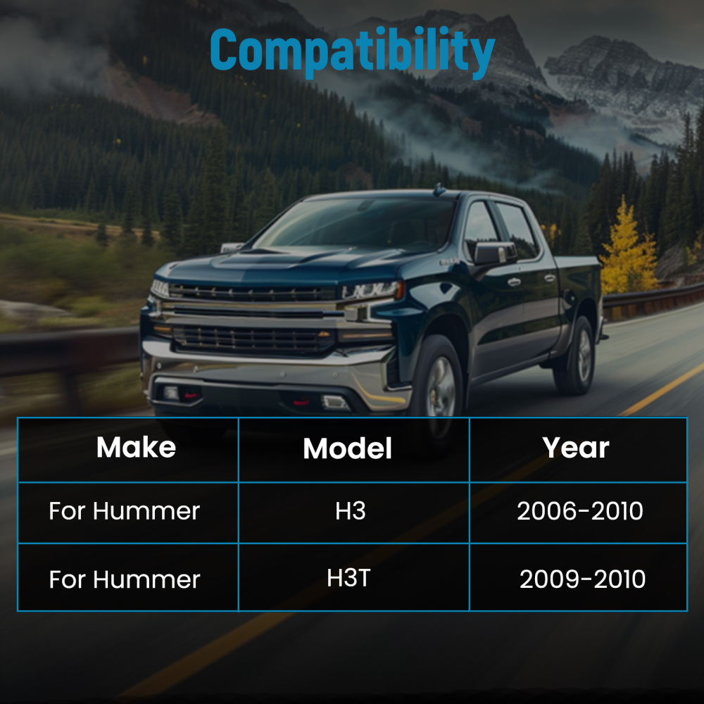 4 PIEZAS DELANTERO BRAZOS DE CONTROL SUSPENSIÓN KIT compatible para HUMMER H3 H3T 2005-2010