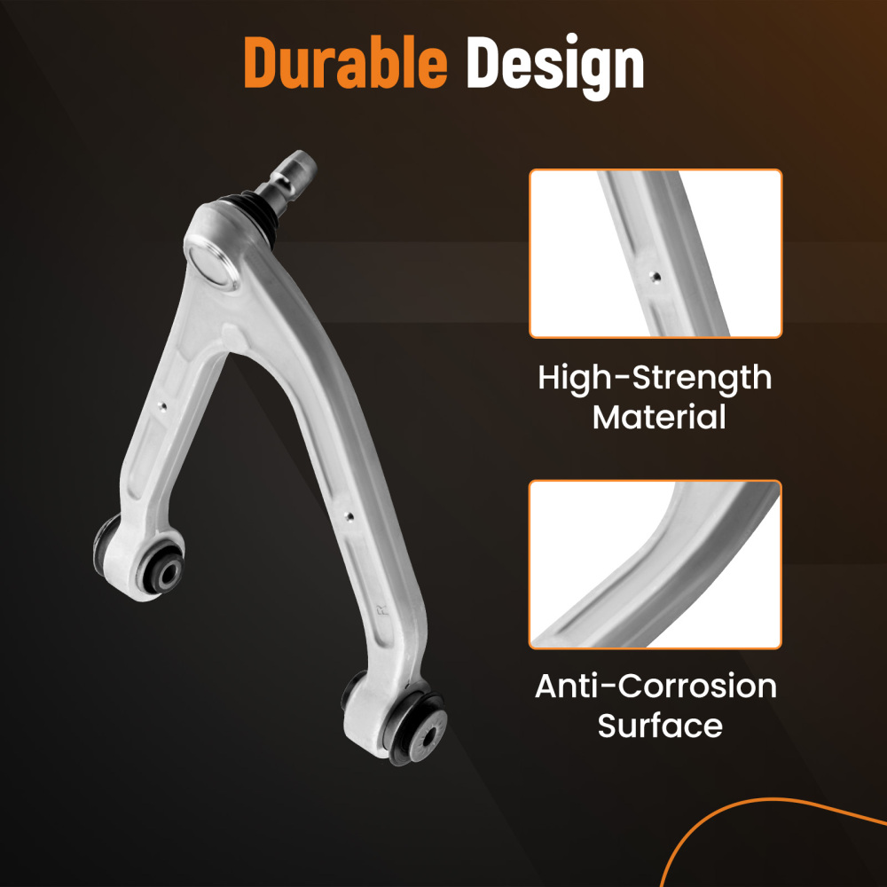 Control Arm Ball Joint Front Upper Lower Lh Rh Set Of 4 compatible pour Hummer H3 H3t