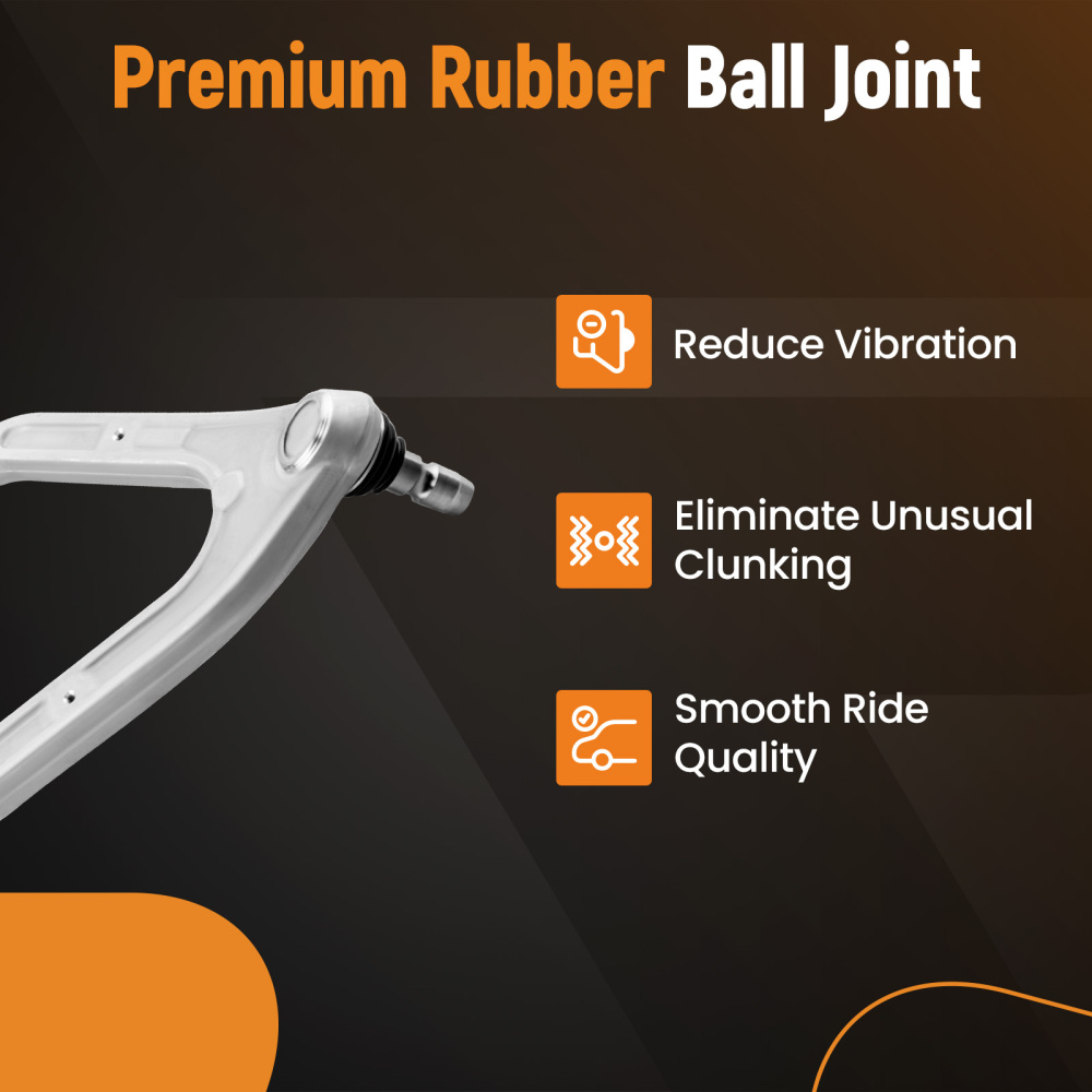 Control Arm Ball Joint Front Upper Lower Lh Rh Set Of 4 compatible pour Hummer H3 H3t