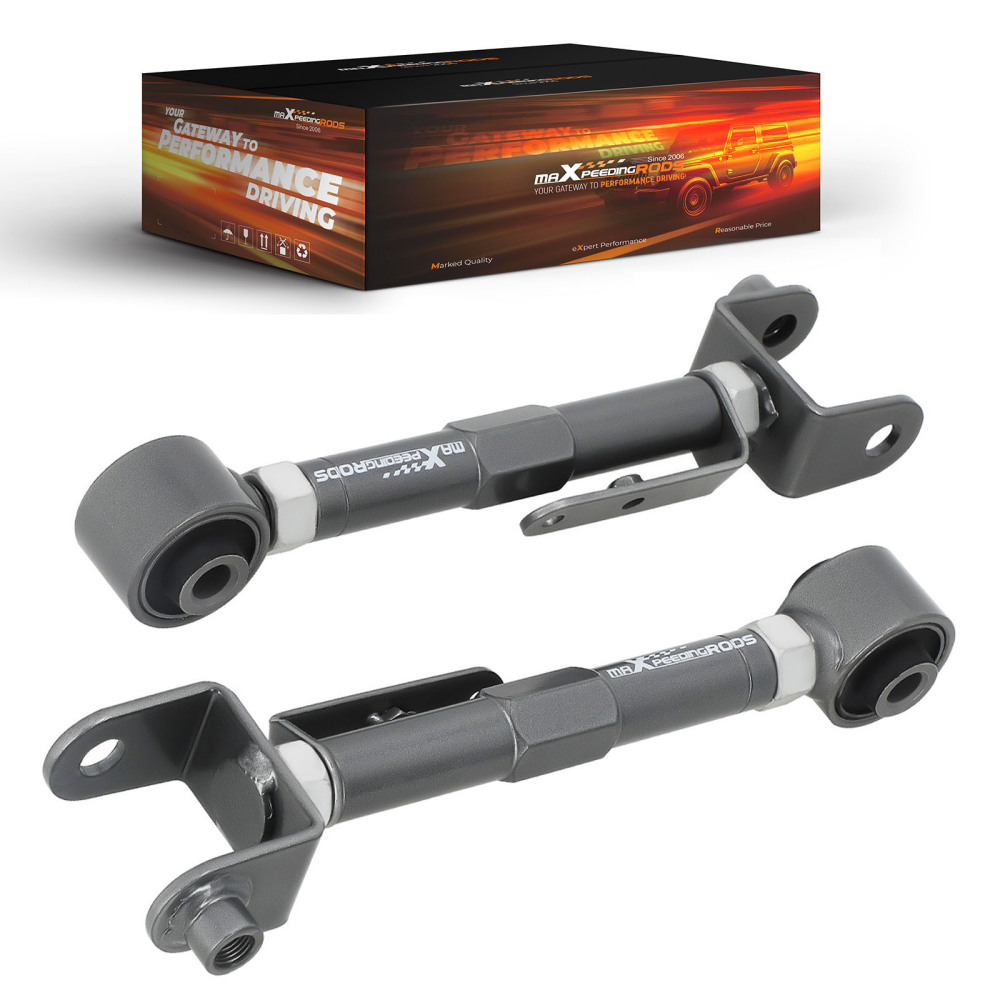 Rear Upper Adjustable Rear Suspension Control Arm Camber Arms Kit compatible for Honda CRV