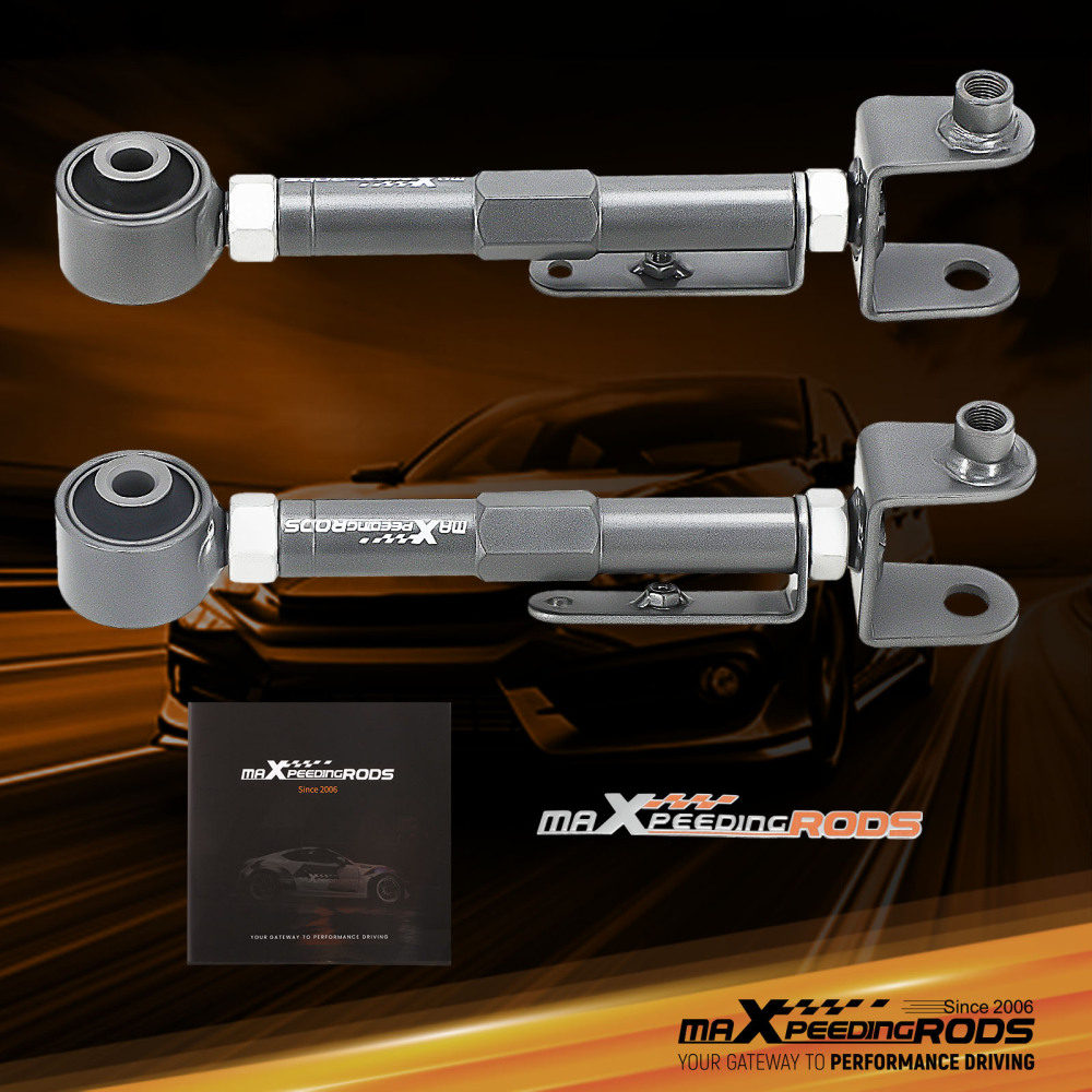 Rear Upper Adjustable Rear Suspension Control Arm Camber Arms Kit compatible for Honda CRV