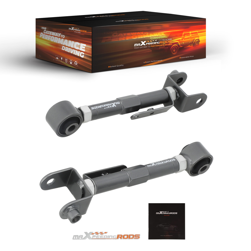 Rear Upper Adjustable Rear Suspension Control Arm Camber Arms Kit compatible for Honda CRV