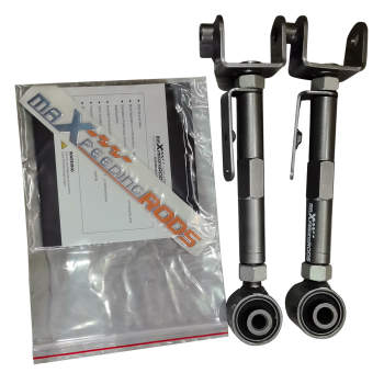 2x Rear Upper Adjustable Camber Control Arm Suspension Kit compatible for Honda CRV 02-06