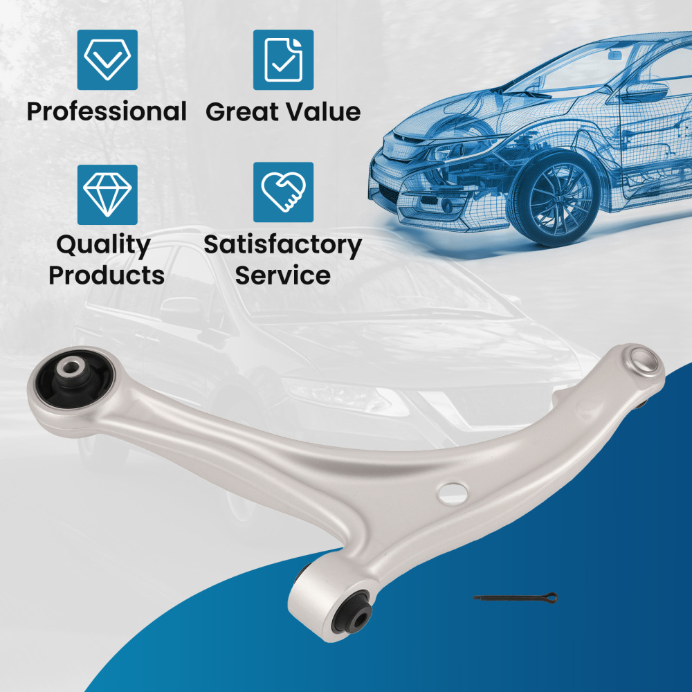 Front Right Lower Control Arm w/ Ball Joint for 2005-2010 compatible for Honda Odyssey D601008