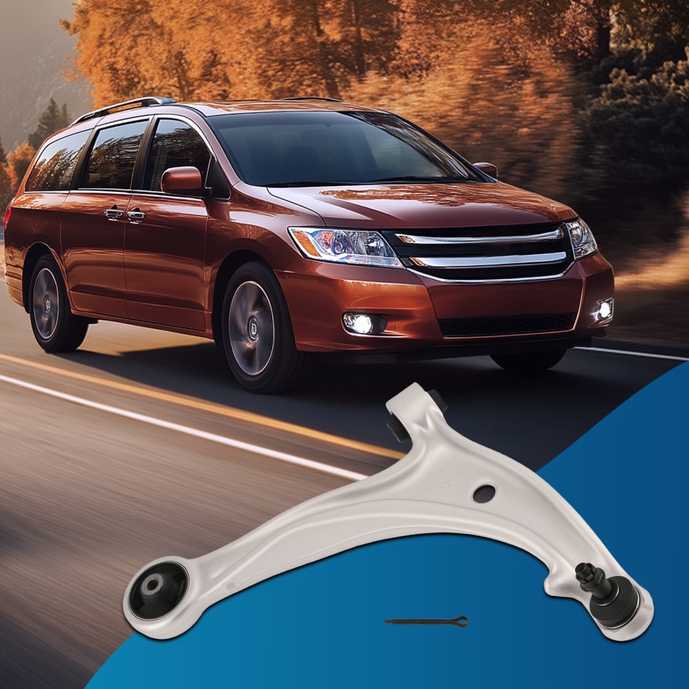 Front Right Lower Control Arm w/ Ball Joint for 2005-2010 compatible for Honda Odyssey D601008