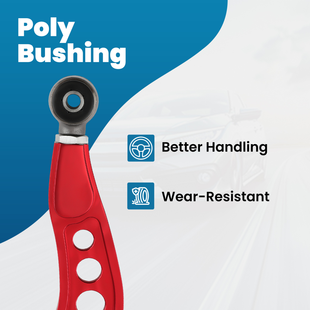 Suspension Adjustable Rear Upper Camber Control Arms Kit compatible for Honda Civic 2006-15