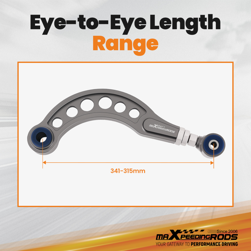 Adjustable Rear Upper Camber Control Arm Kit For Honda Civic Coupe 2006-2015