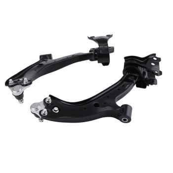 Front Lower Control Arms w/Ball Joints Sway Bars Tie Rod Ends Kit compatible for Honda CR-V