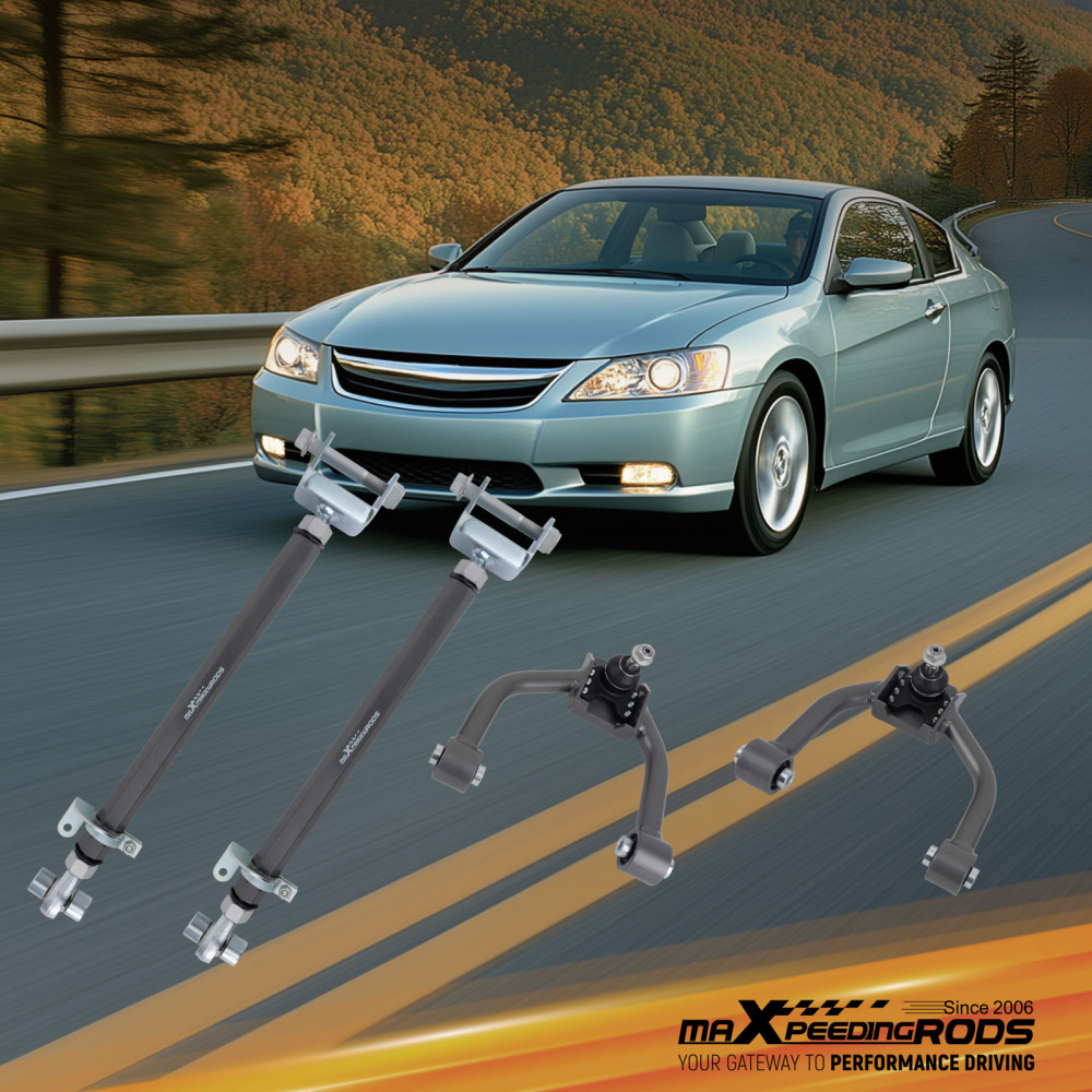 Adjustable FrontRear Camber Control Arm Kit For 2008 2009-2012 compatible for Honda Accord