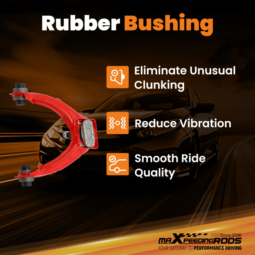 8PCS FRONT REAR CAMBER TOE ARM KIT + LOWER CONTROL ARM compatible for HONDA CIVIC 1996-2000