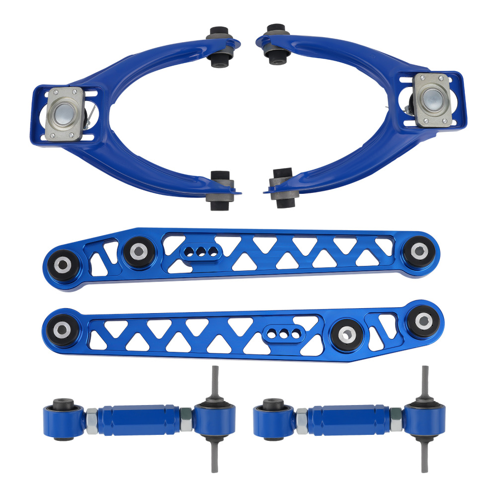Rear LowerFront Upper Control Arms + Rear Camber Kit For 96-00 Honda Civic
