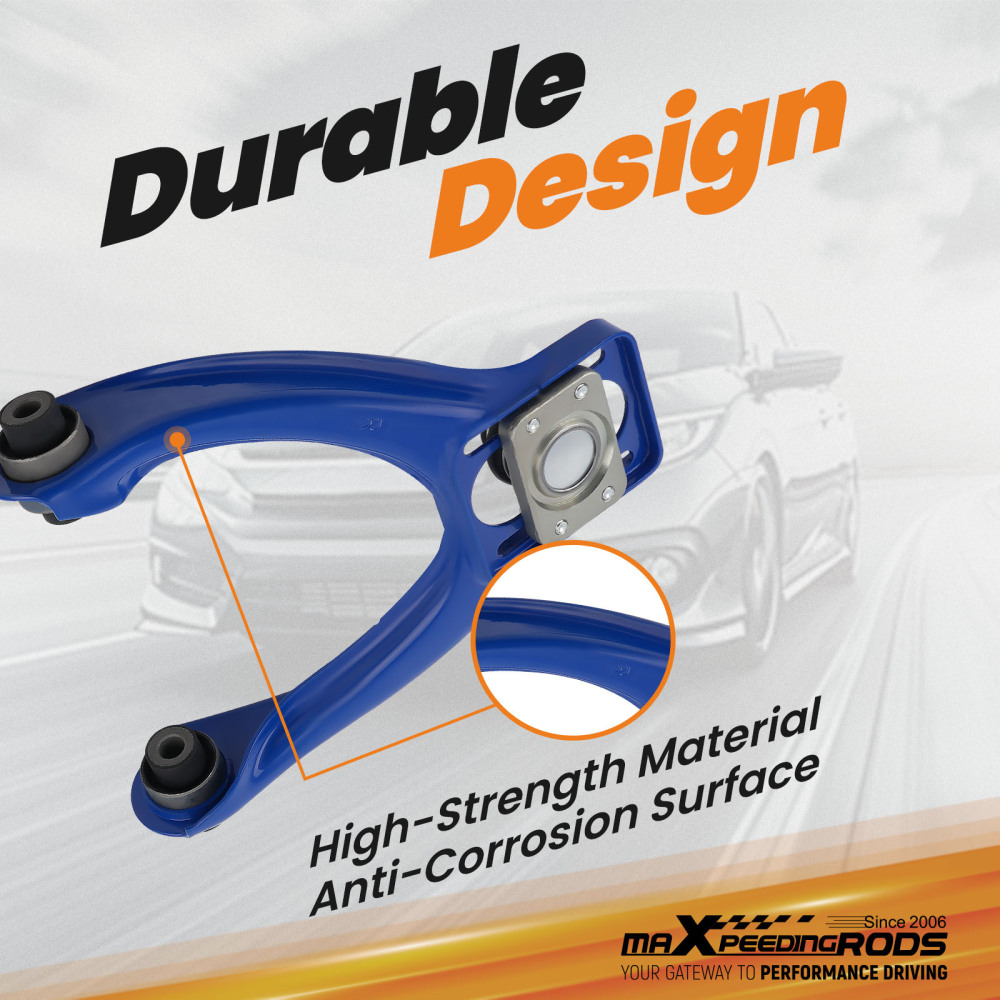 Rear LowerFront Upper Control Arms + Rear Camber Kit For 96-00 Honda Civic