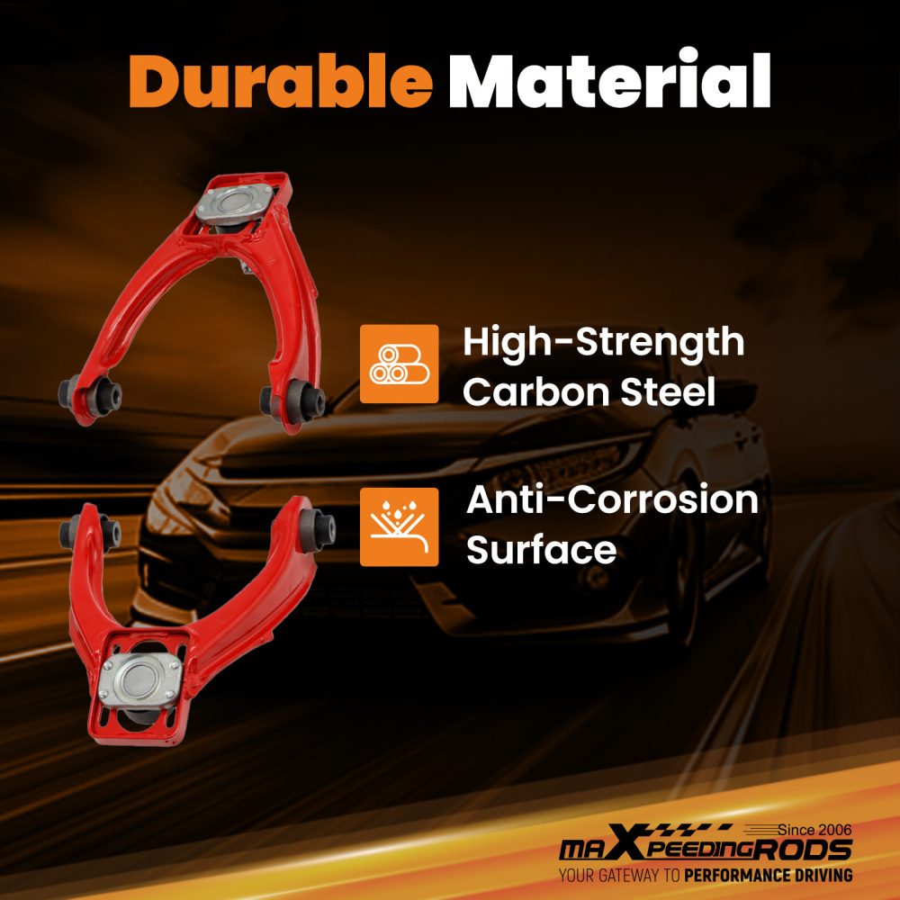 BRAS DECONTRÔLE INFÉRIEURS + KIT DE CARROSSAGE AVANT ETARRIÈRE compatible pour HONDA CIVIC