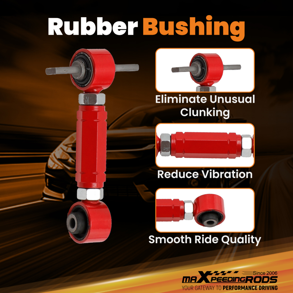 BRAS DECONTRÔLE INFÉRIEURS + KIT DE CARROSSAGE AVANT ETARRIÈRE compatible pour HONDA CIVIC