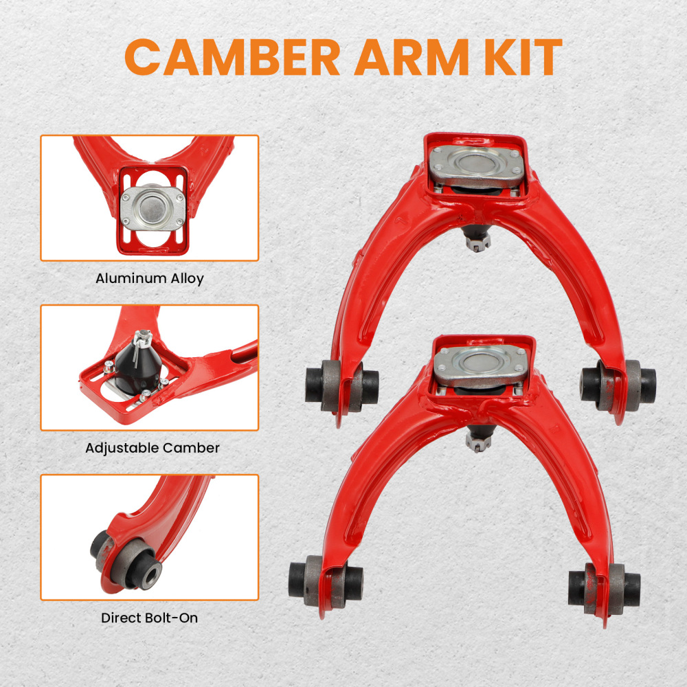 Adjustable Lower Control Arm + FrontRear Camber Kit compatible for Honda Civic 1996-2000