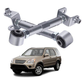 2Pcs Adjustable Rear Upper Camber Control Arm Kit compatible for Honda CRV CR-V 2002-2006