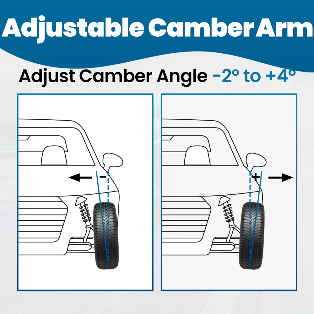 2Pcs Rear Suspension Adjustable Camber Control Arms Kit compatible for Honda CRV 02-06 suspension arms