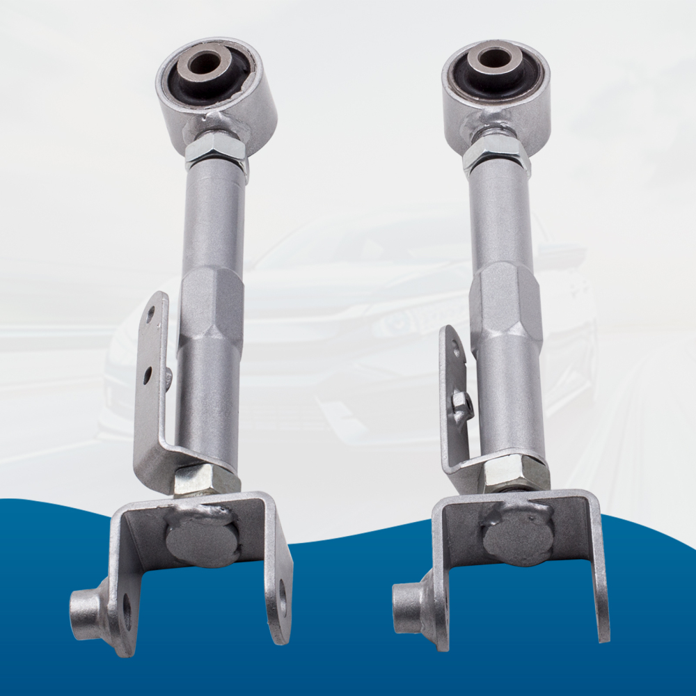 2Pcs Rear Suspension Adjustable Camber Control Arms Kit compatible for Honda CRV 02-06 suspension arms