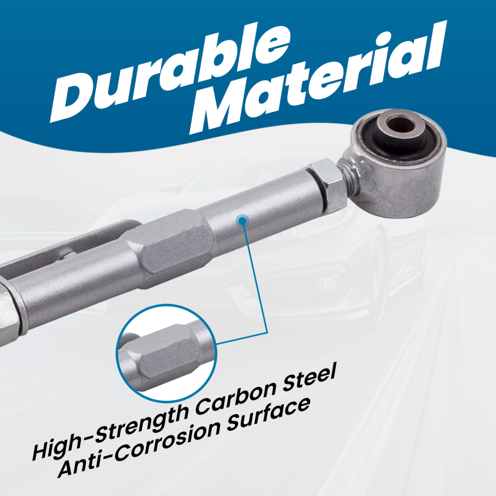 2Pcs Rear Suspension Adjustable Camber Control Arms Kit compatible for Honda CRV 02-06 suspension arms