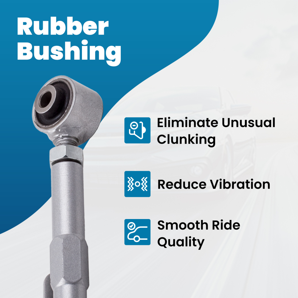 2Pcs Rear Suspension Adjustable Camber Control Arms Kit compatible for Honda CRV 02-06 suspension arms