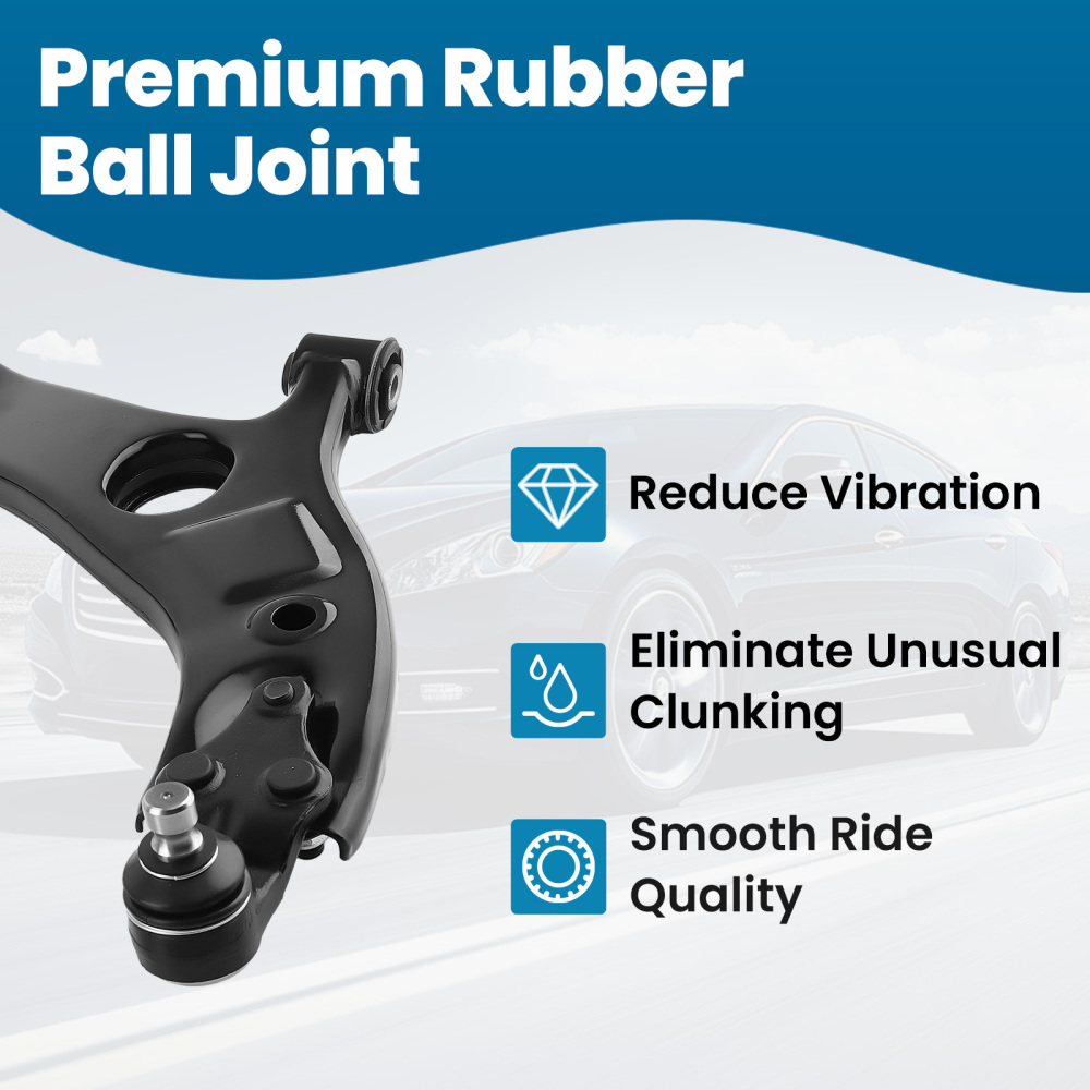 Front Lower Control Arms compatible for Hyundai Azera Sonata compatible for Kia Cadenza Optima 2012-2014