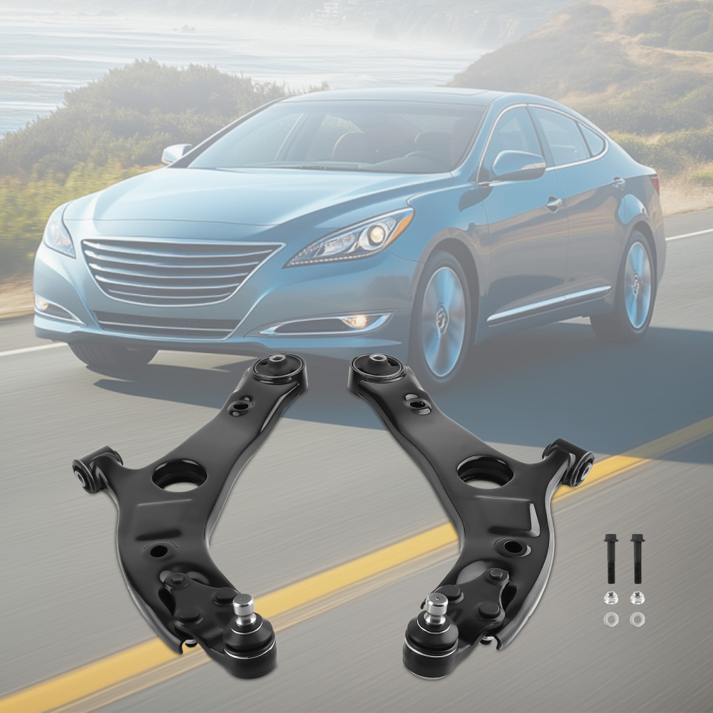 Front Lower Control Arms compatible for Hyundai Azera Sonata compatible for Kia Cadenza Optima 2012-2014
