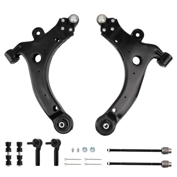 Front Lower Control Arms Tierod Sway Bar compatible for Chevy Impala compatible for Buick Lacrosse Century