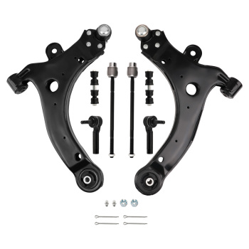 Front Lower Control Arms Tierod Sway Bar compatible for Chevy Impala compatible for Buick Lacrosse Century