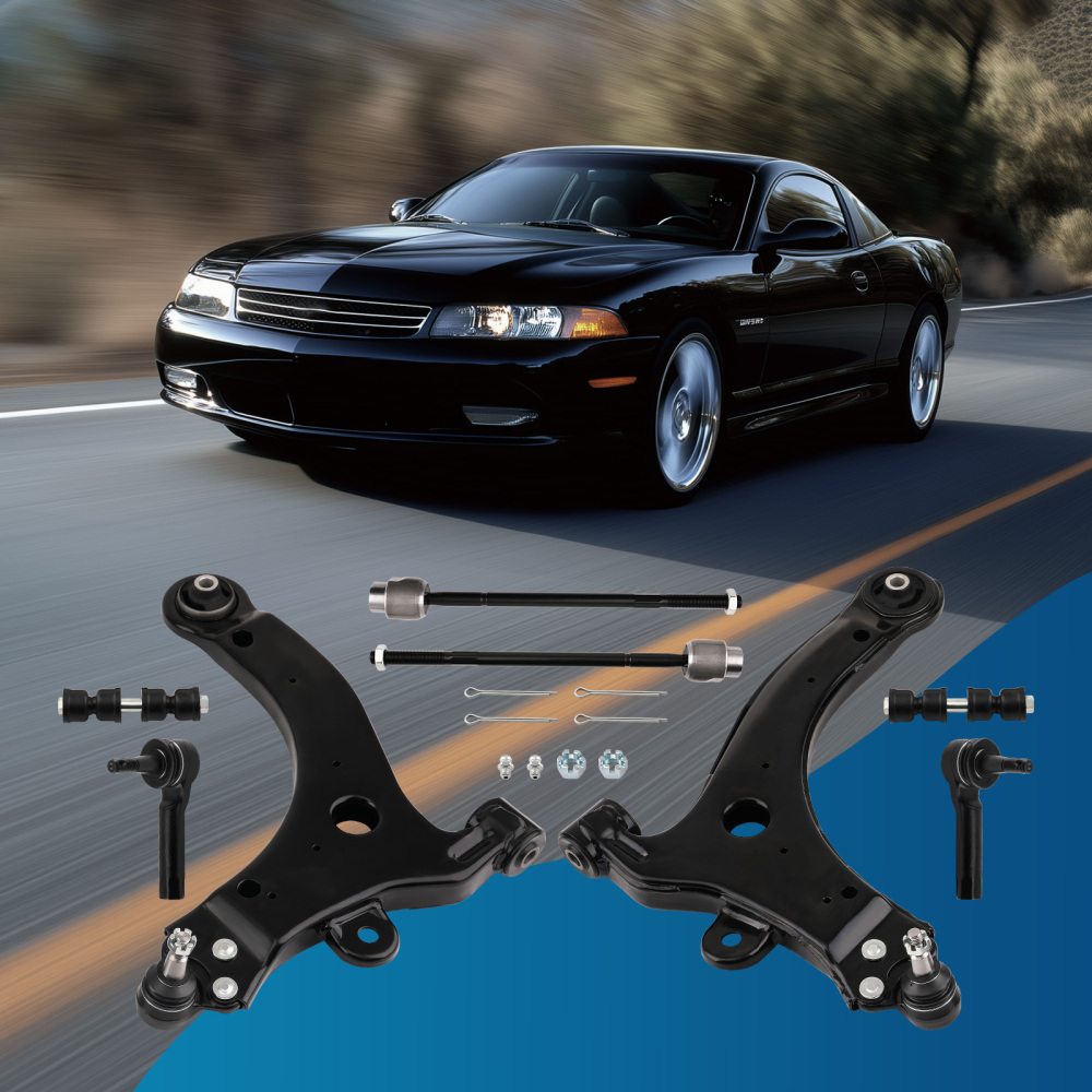 Front Lower Control Arms Tierod Sway Bar compatible for Chevy Impala compatible for Buick Lacrosse Century