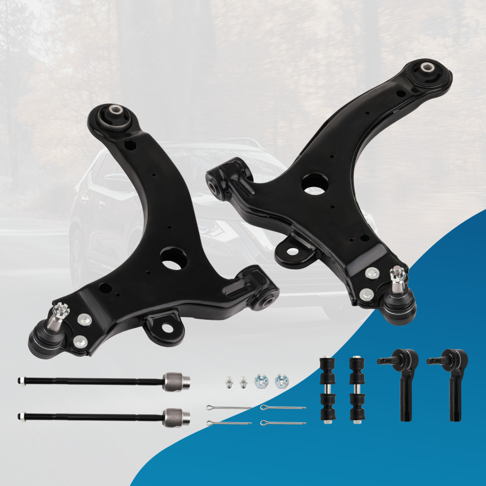 Front Lower Control Arms Tierod Sway Bar compatible for Chevy Impala compatible for Buick Lacrosse Century