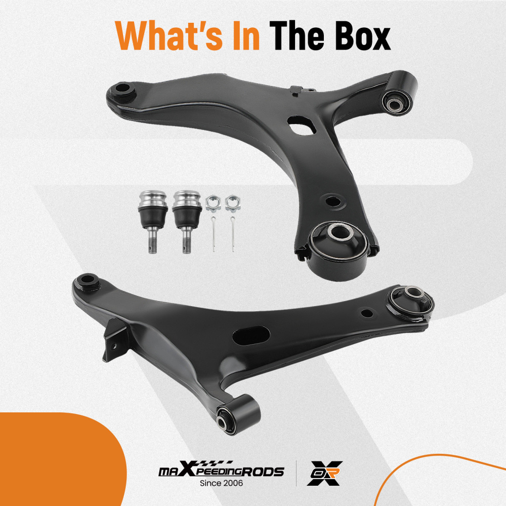 Front Lower Control Arms Kit For 2008-2011 compatible for Subaru Impreza 2003-08 Legacy Outback