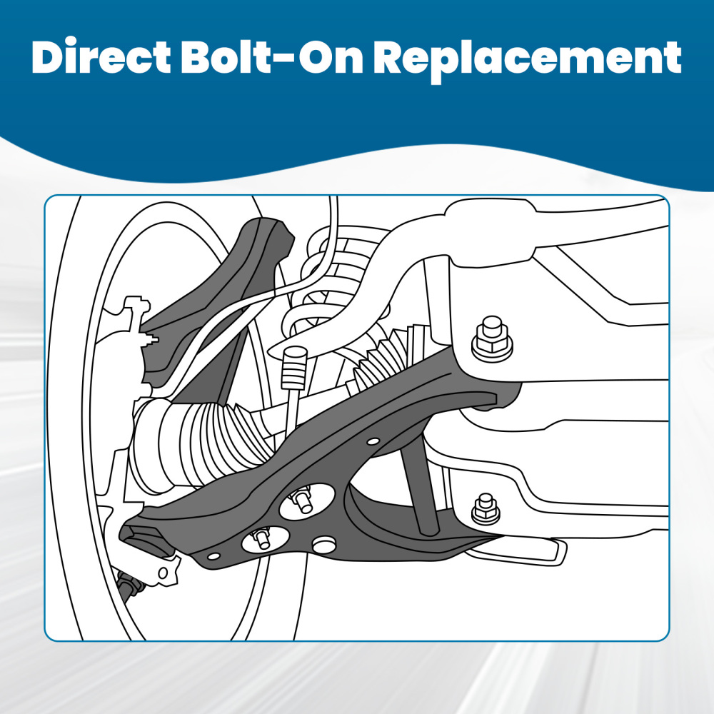 Front Lower Control Arms Kit For 2008-2011 compatible for Subaru Impreza 2003-08 Legacy Outback