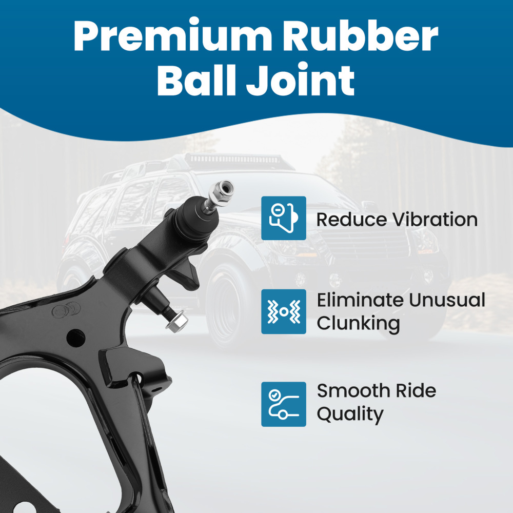 10x Front Control Arms Suspension Kit for 2003 compatible for Chevy Trailblazer compatible for EXT GMC Envoy