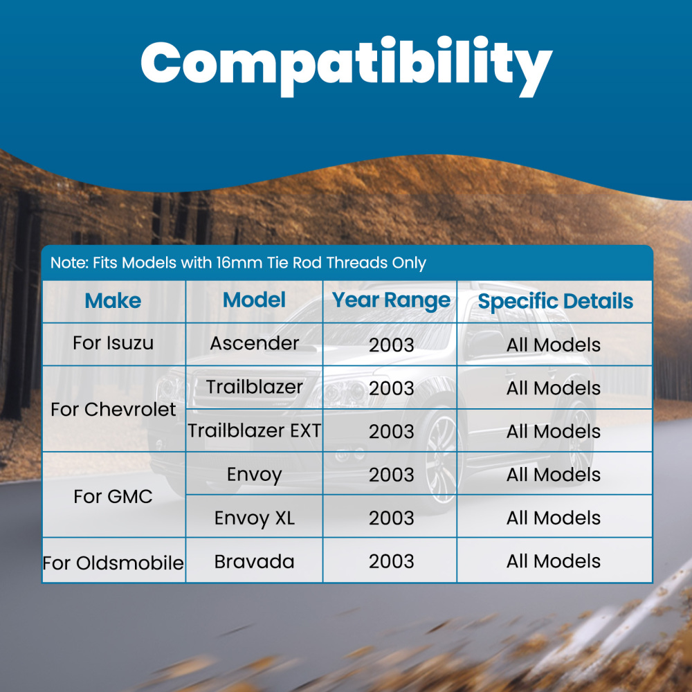 10x Front Control Arms Suspension Kit for 2003 compatible for Chevy Trailblazer compatible for EXT GMC Envoy