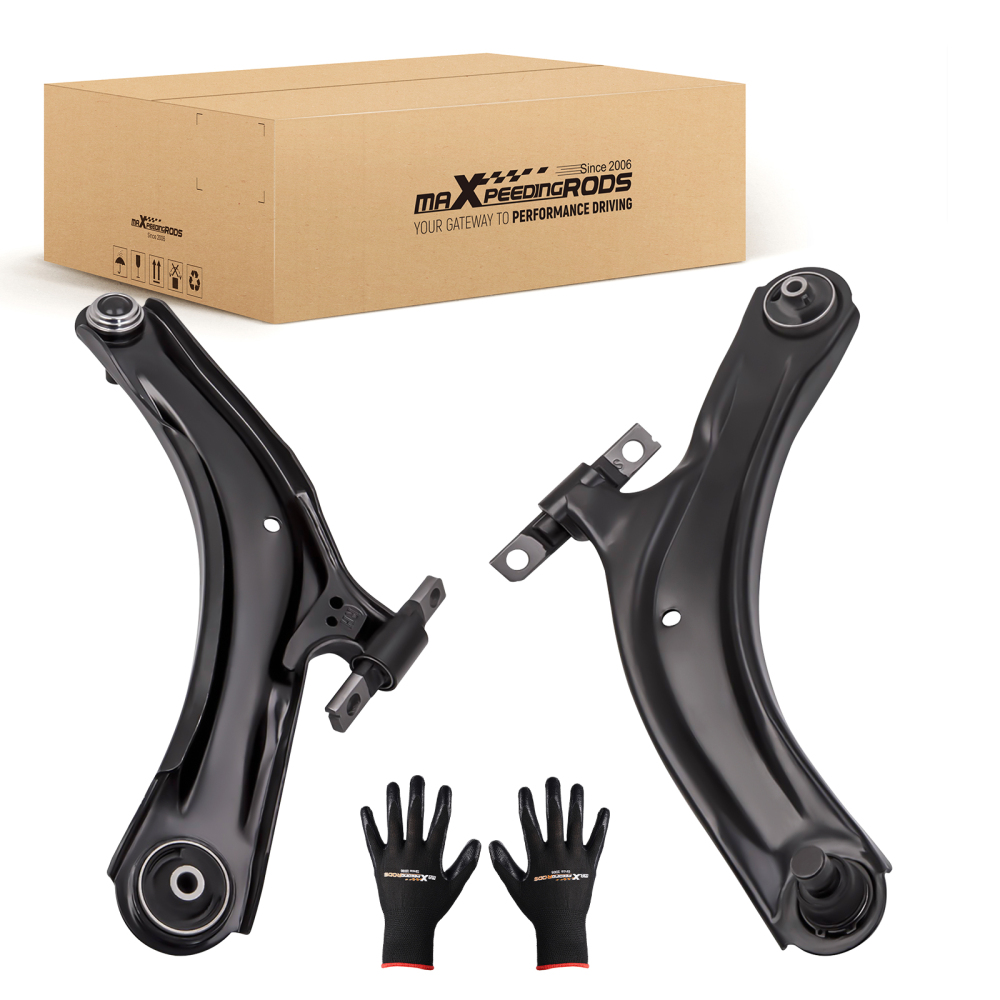 2X SUSPENSION WISHBONE CONTROL ARM SET compatible for NISSAN QASHQAI X-TRAIL ROGUE KOLEOS I