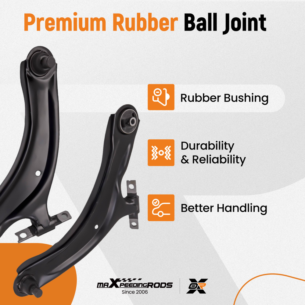 2x Avant Bras De Suspension compatible pour Nissan Qashqai/Qashqai+2 X-trail ROGUE & S35.